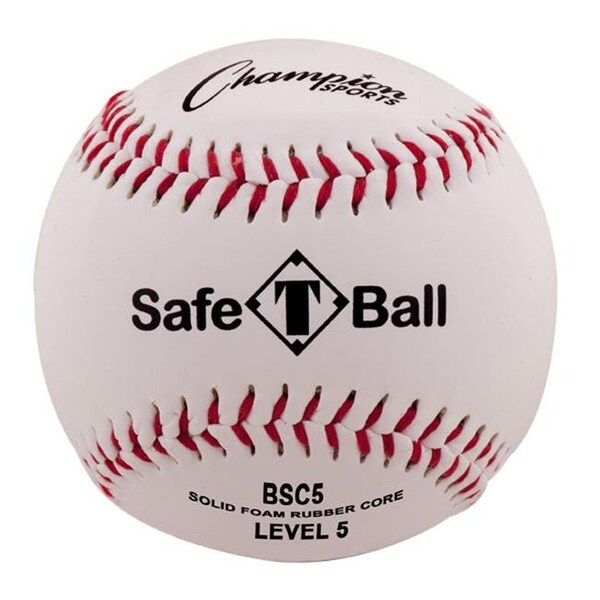 Champion Sports Champion Sports BSC5 Soft Compression Baseball; Red & White & Black - Pack of 12 BSC5 - main